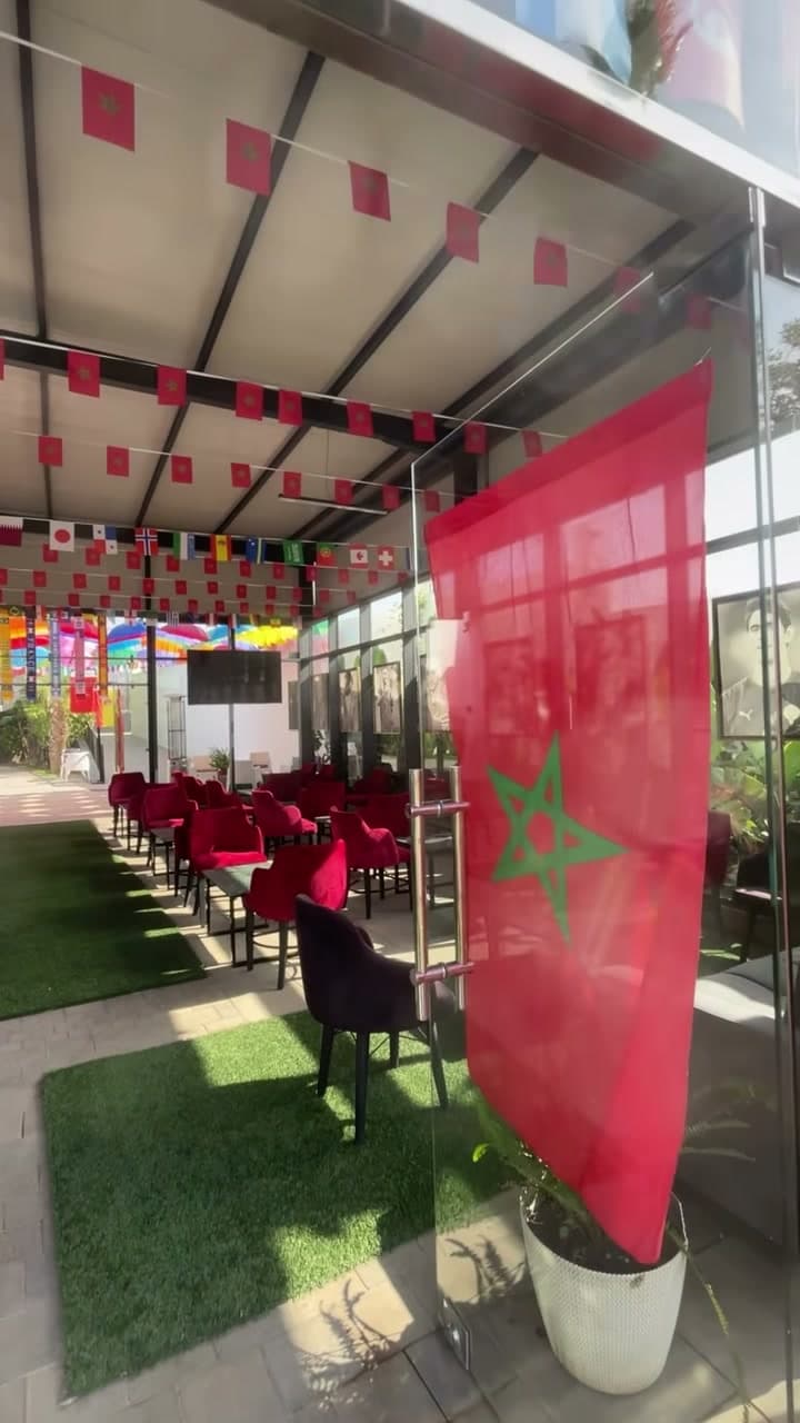 Terrasse du centre AREA à Almaz, Casablanca